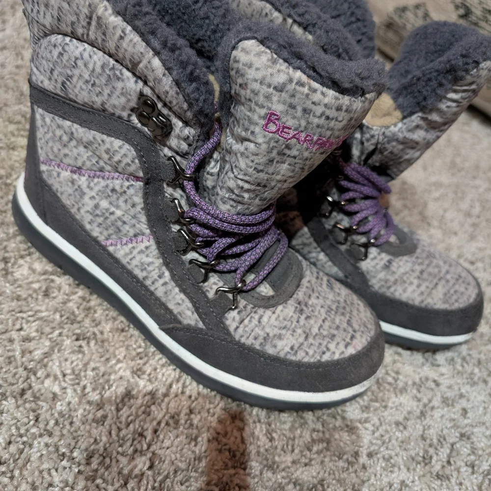 Bear paw snow boots
